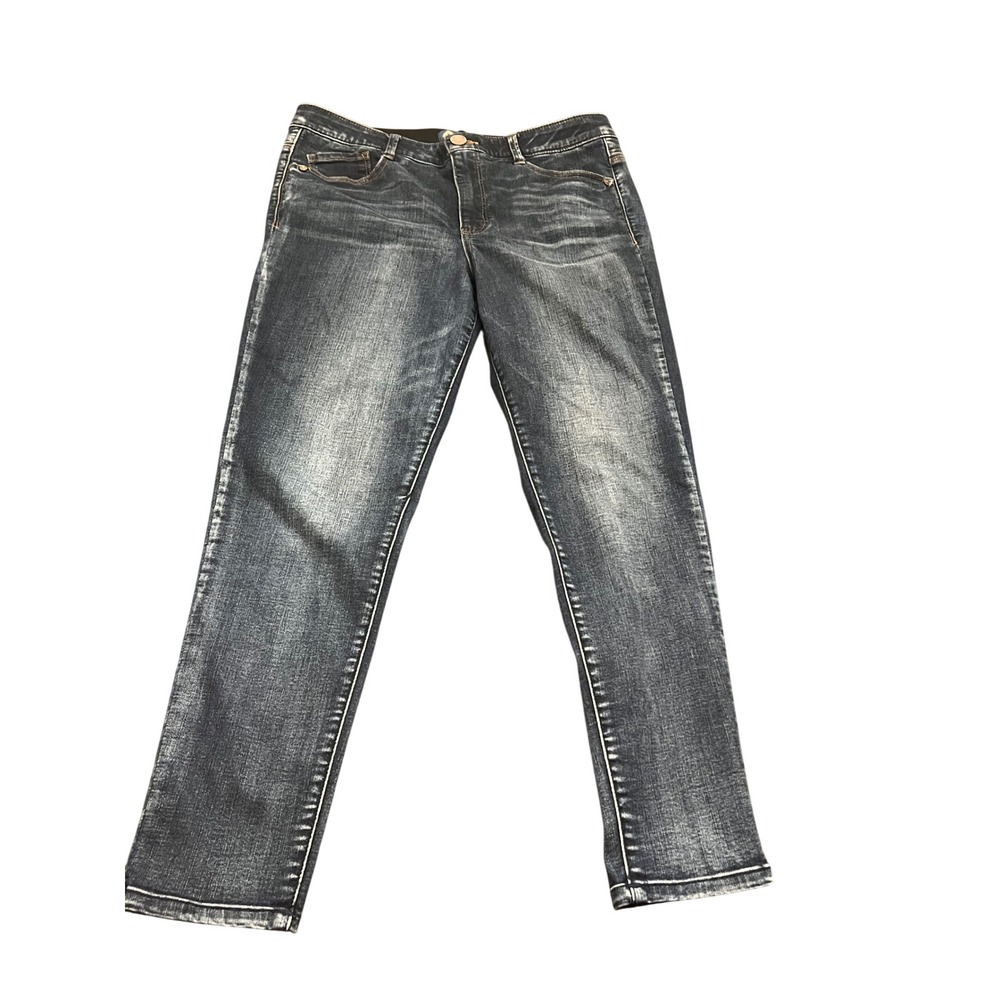 Democracy Ab-solution Ankle Skimmer Jeans Dark Wash Blue Size 12 B1721F9LL